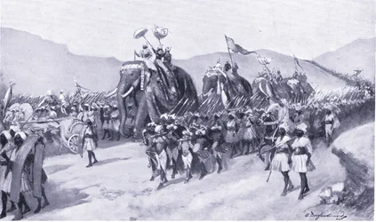 Vikramadaditya Gupta goes forth to war 395 AD